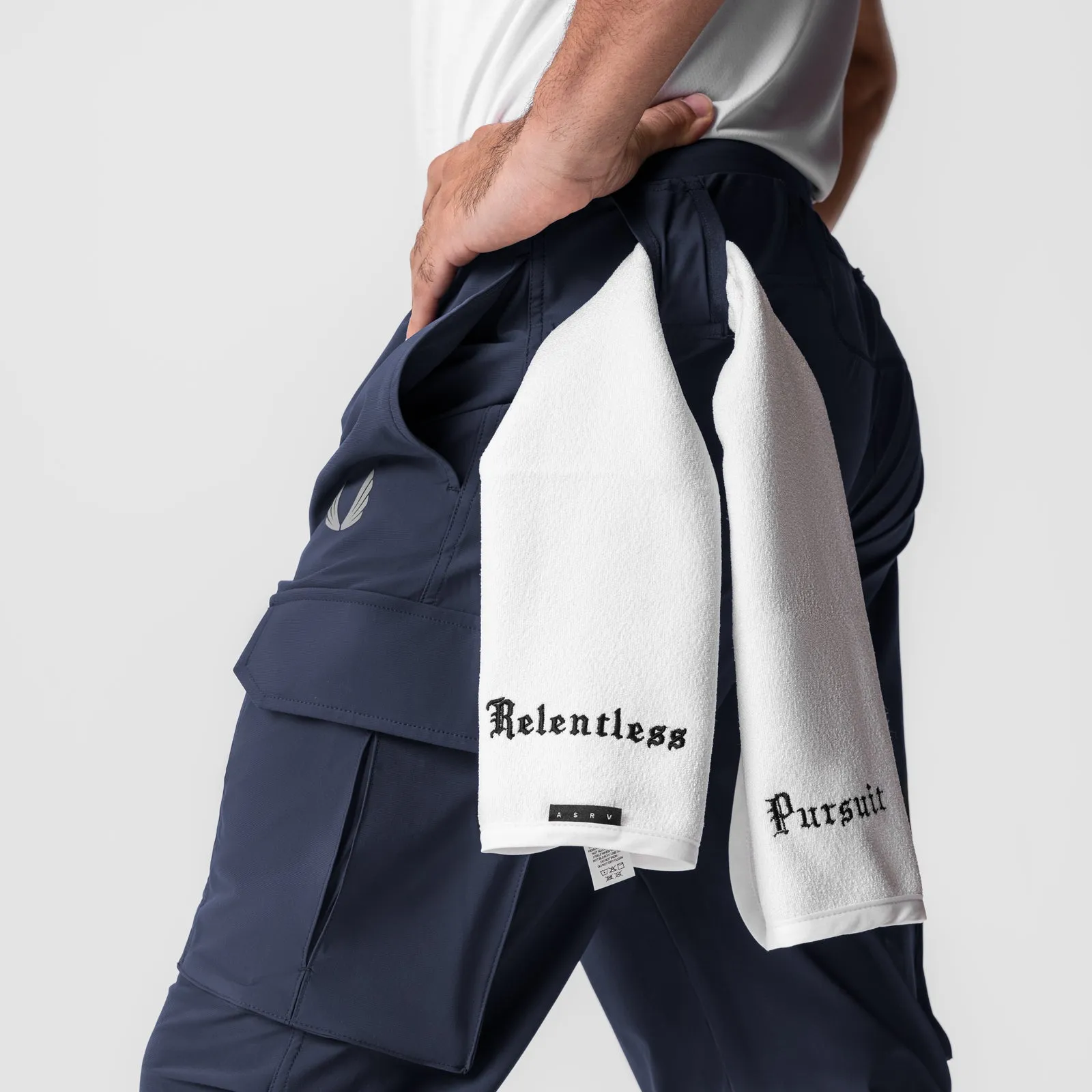 0825. Tetra-Lite™ Cargo High Rib Jogger - Navy "Reflective"