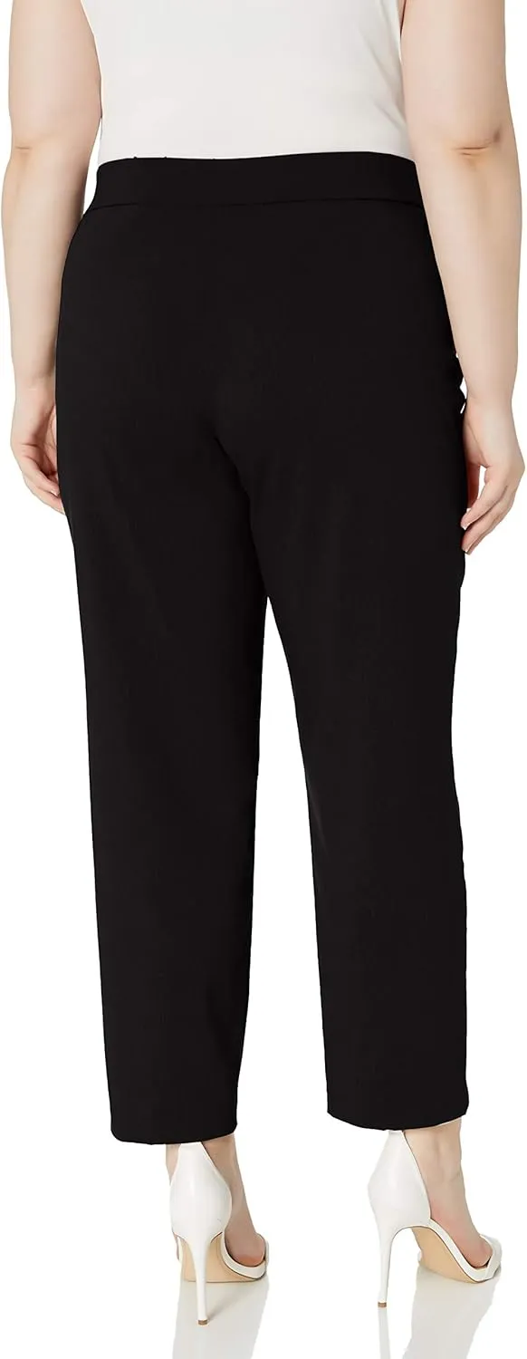 Alfred Dunner Women's Allure Slimming Plus Size Stretch Pants-Modern Fit