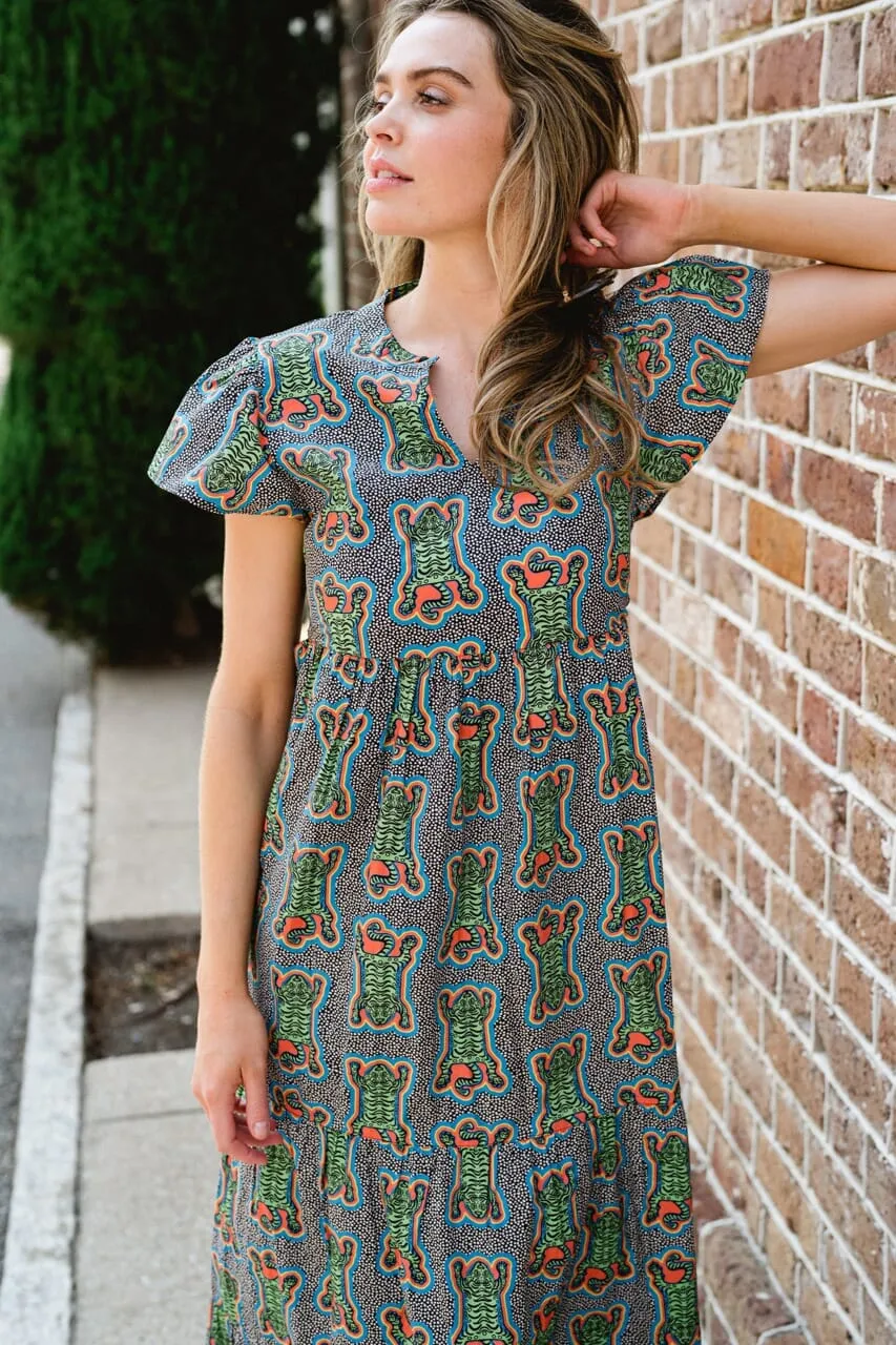 Andi Tiger Maxi Dress