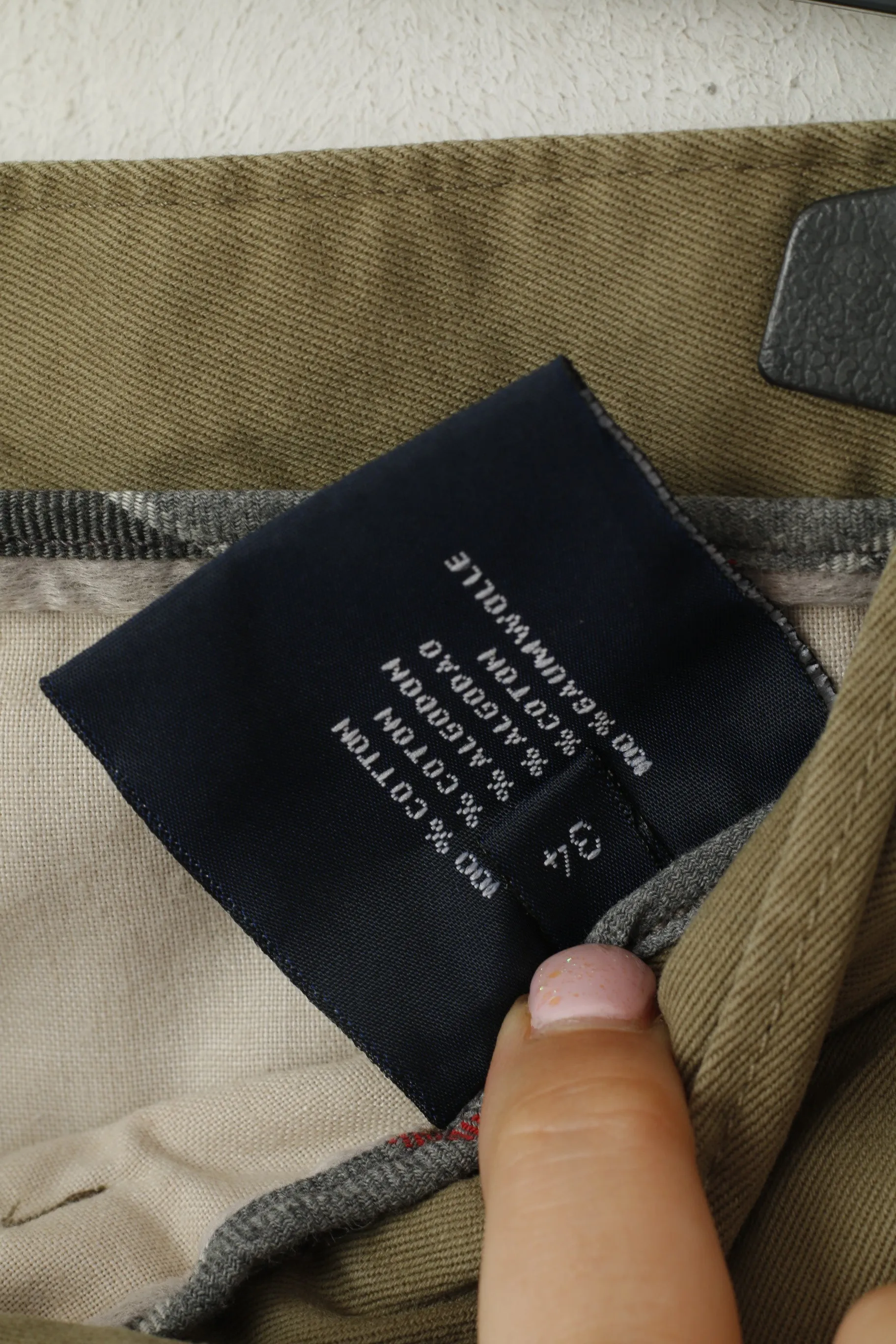 Barbour Men 34 Trousers Green 100% Cotton Classic Chino Casual Pants