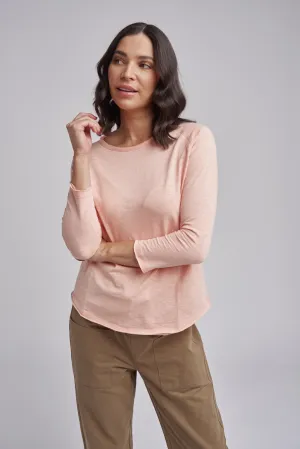 Basic Cotton Tee Coral