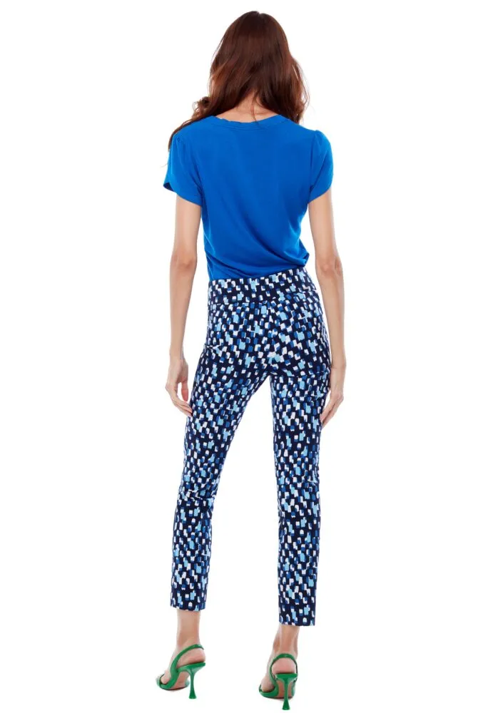 Chex Print Pull On Pant