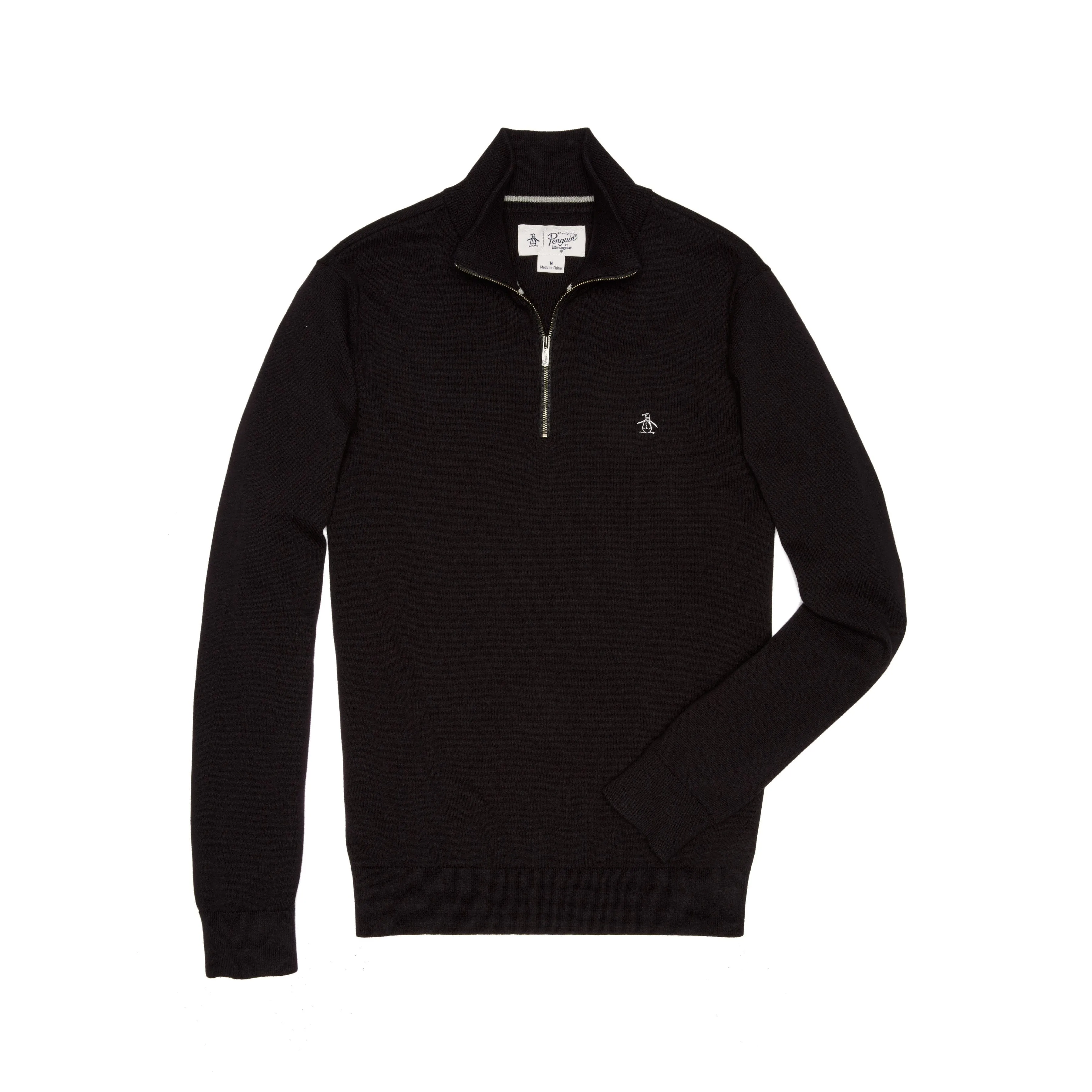 Combed Cotton 1/4 Zip Sweater