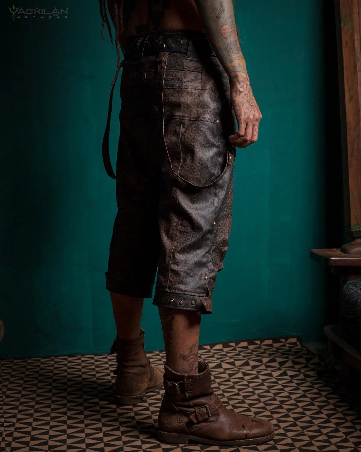 Corsaire Men / Waxed Denim Printed - Brown SANDSOTIME