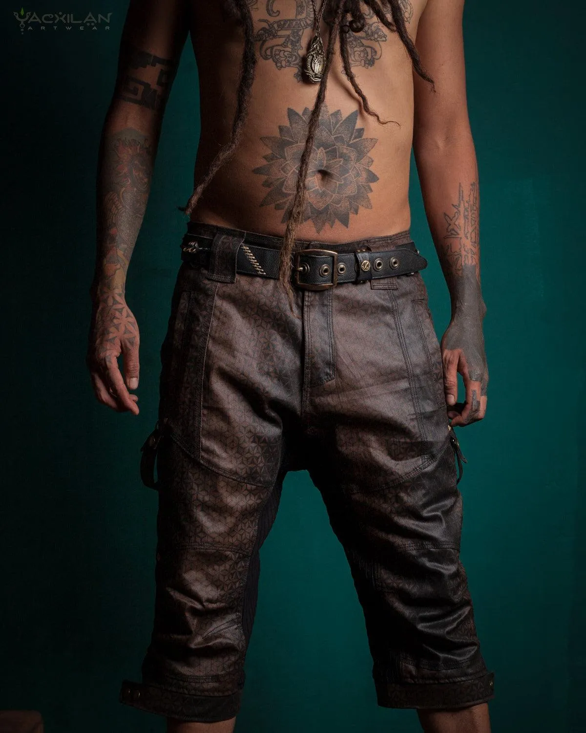 Corsaire Men / Waxed Denim Printed - Brown SANDSOTIME