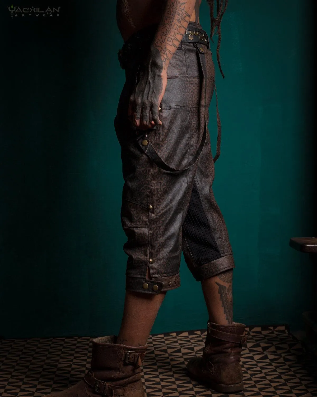 Corsaire Men / Waxed Denim Printed - Brown SANDSOTIME