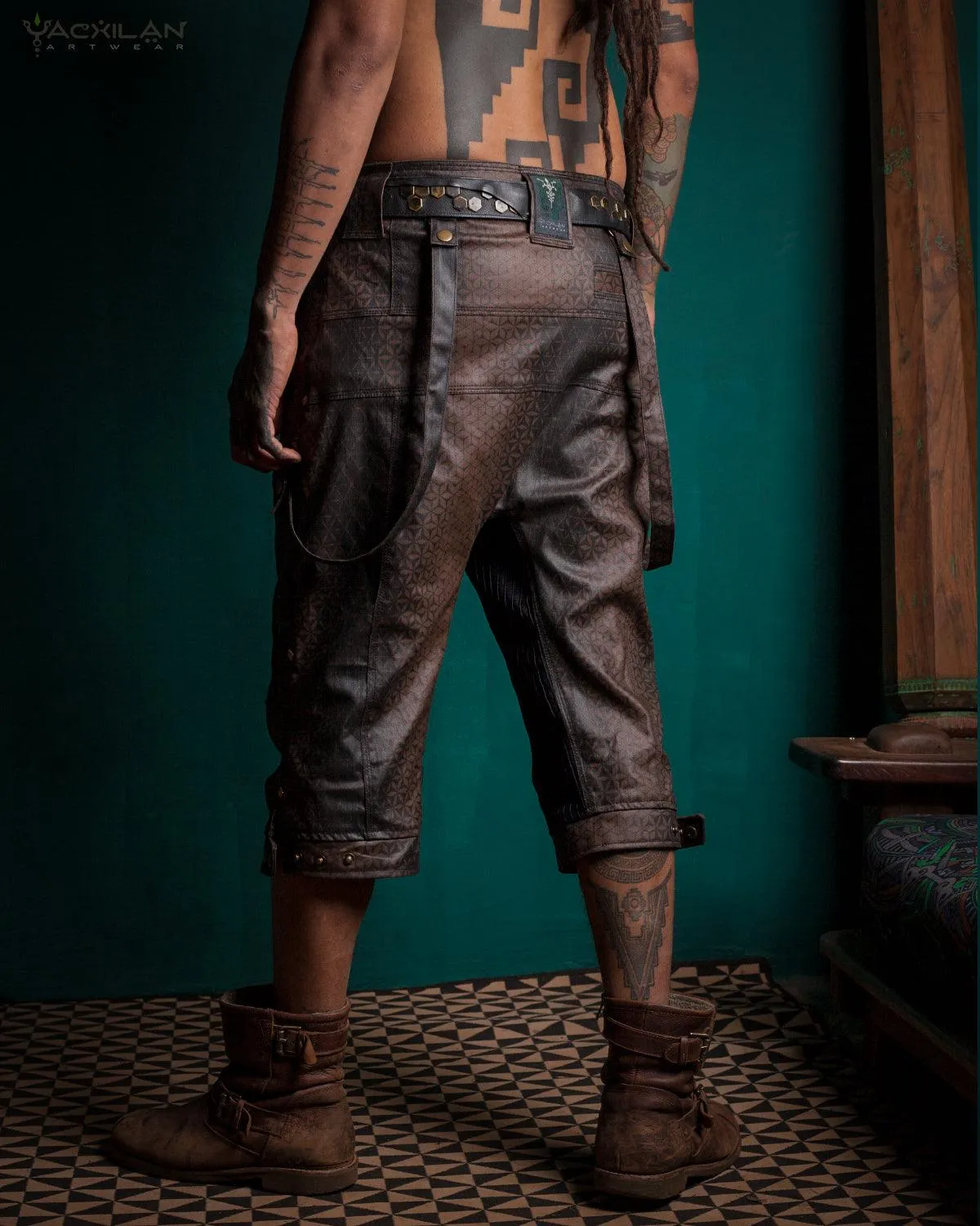 Corsaire Men / Waxed Denim Printed - Brown SANDSOTIME