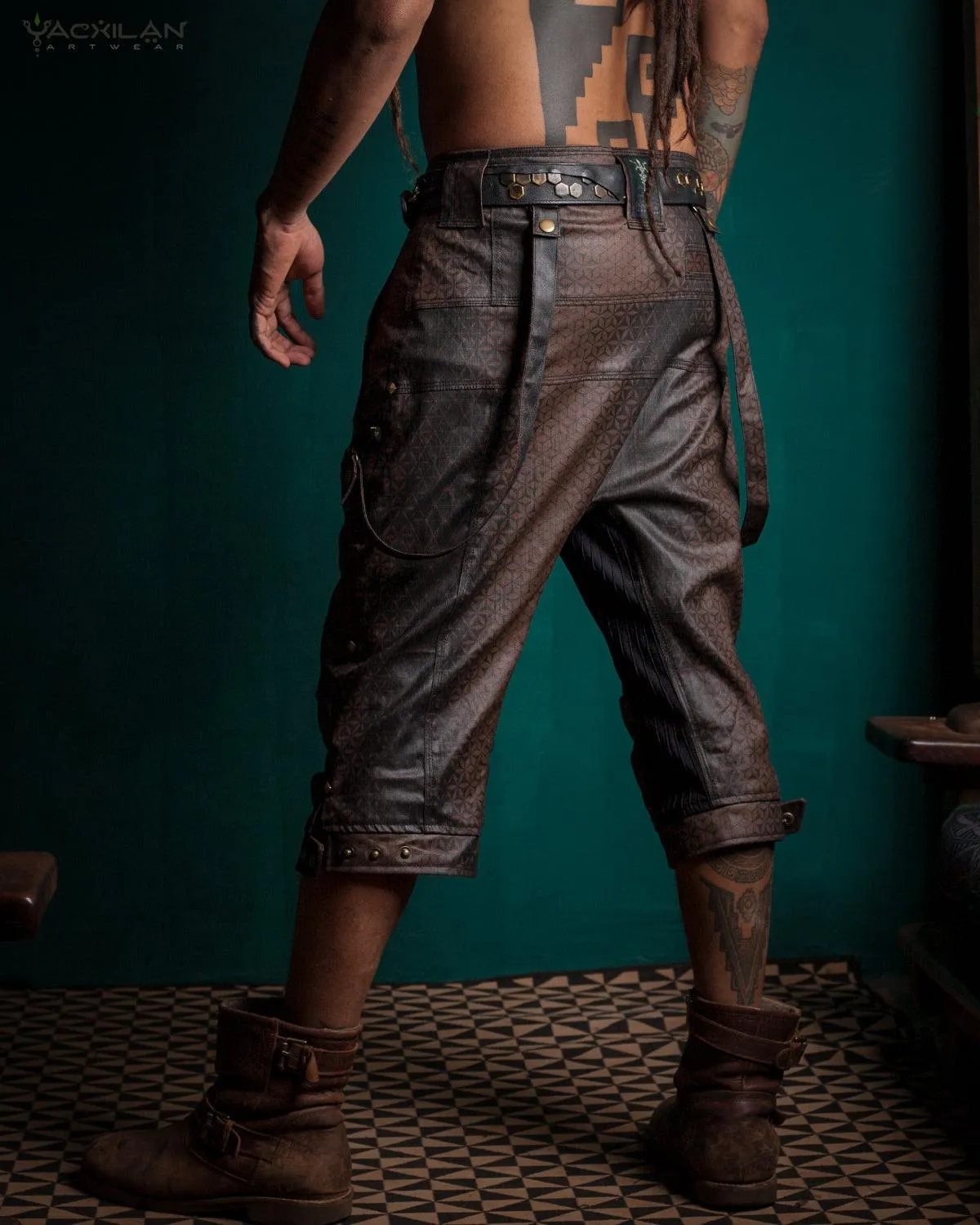 Corsaire Men / Waxed Denim Printed - Brown SANDSOTIME