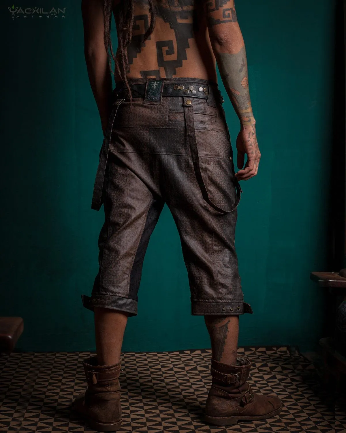 Corsaire Men / Waxed Denim Printed - Brown SANDSOTIME