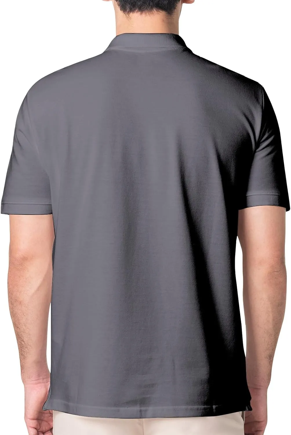 Custom T Shirt Polo for Men Design Your Own Personalized Customized Golf Tee Embroidered Text Photo Logo