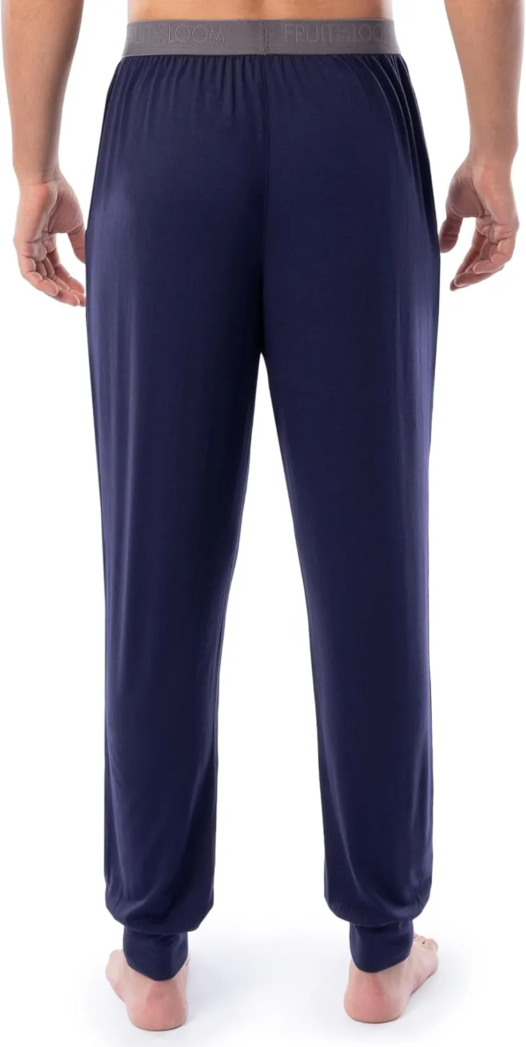 Fruit of the Loom Men's 360 Stretch 2-Pack Jogger Pajama Sleep Pant