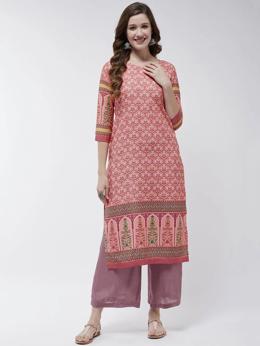 Jaipur Haat Placement Allover Kurta
