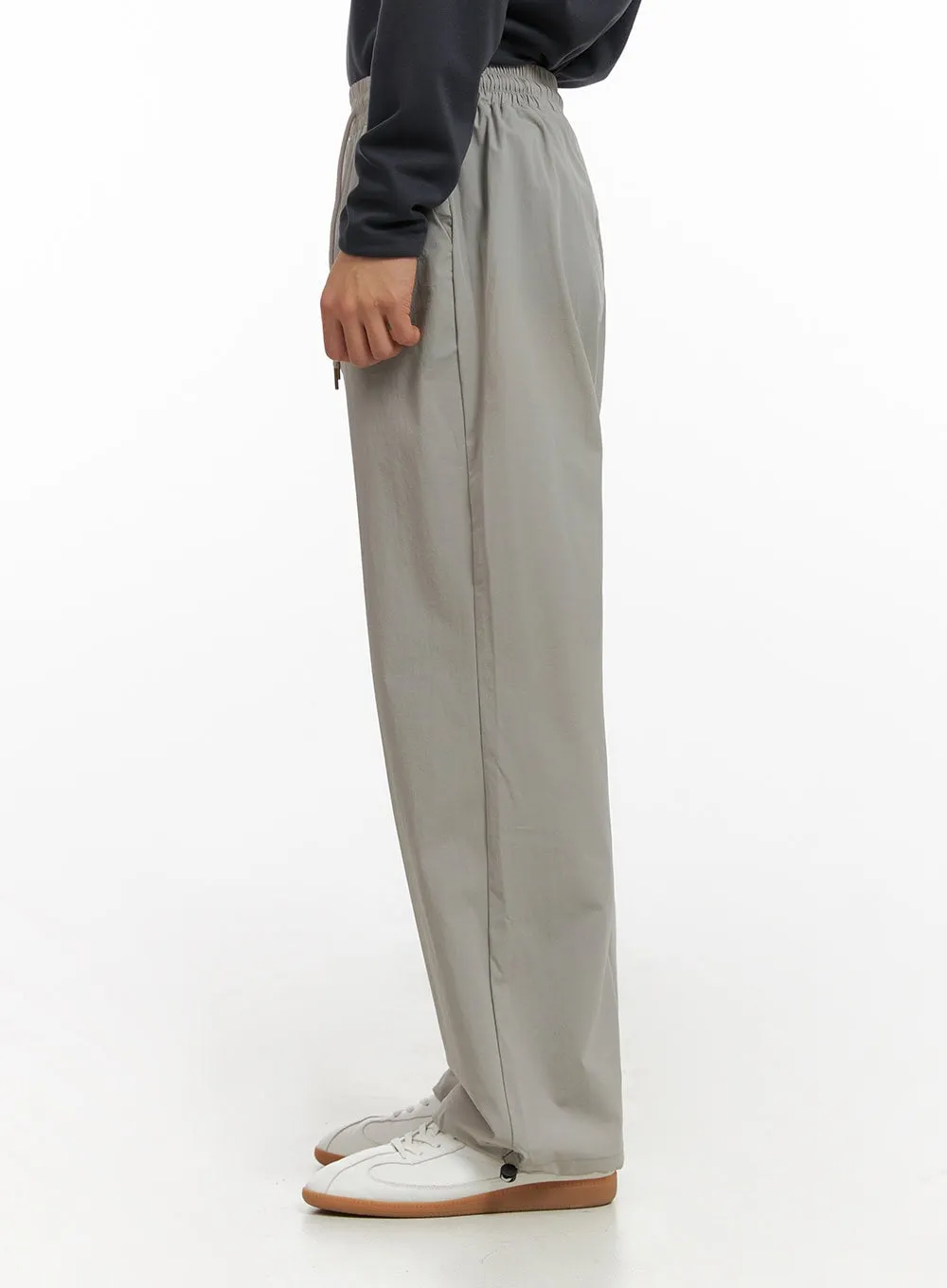 Men's Solid Banded Pants IG409