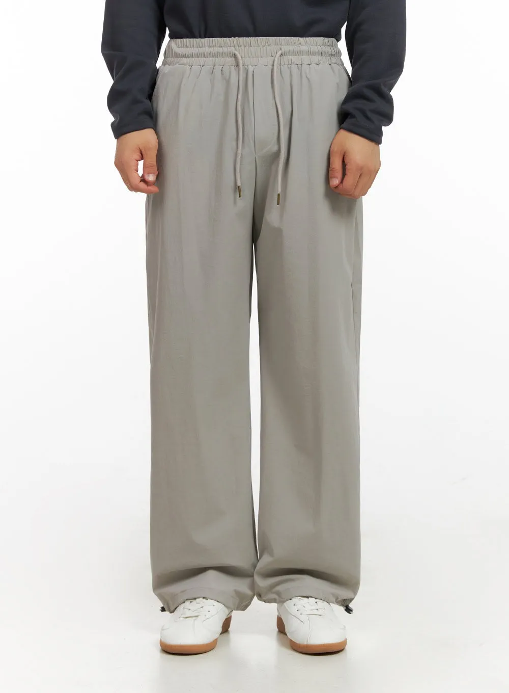 Men's Solid Banded Pants IG409