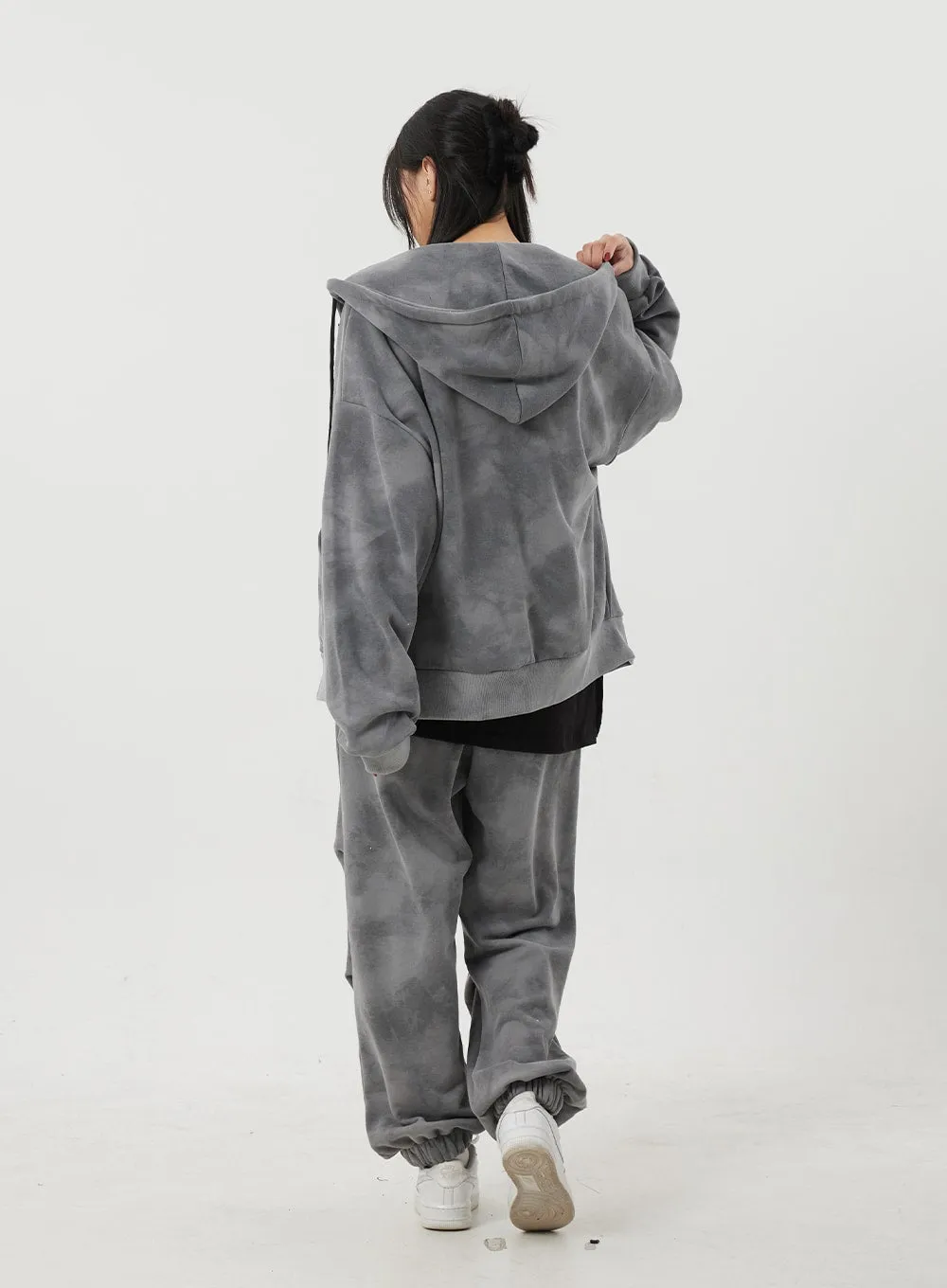 Mixed Color Baggy Track Pants BJ319