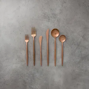 Modern Brushed Rose Gold Copper
