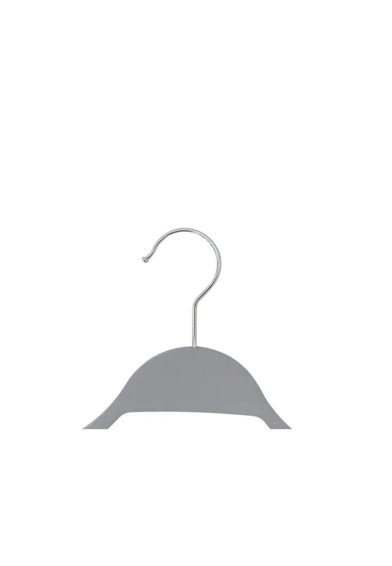 Nest Design Lab 5piece Plastic Hanger - Gray (NDL-JSD35)
