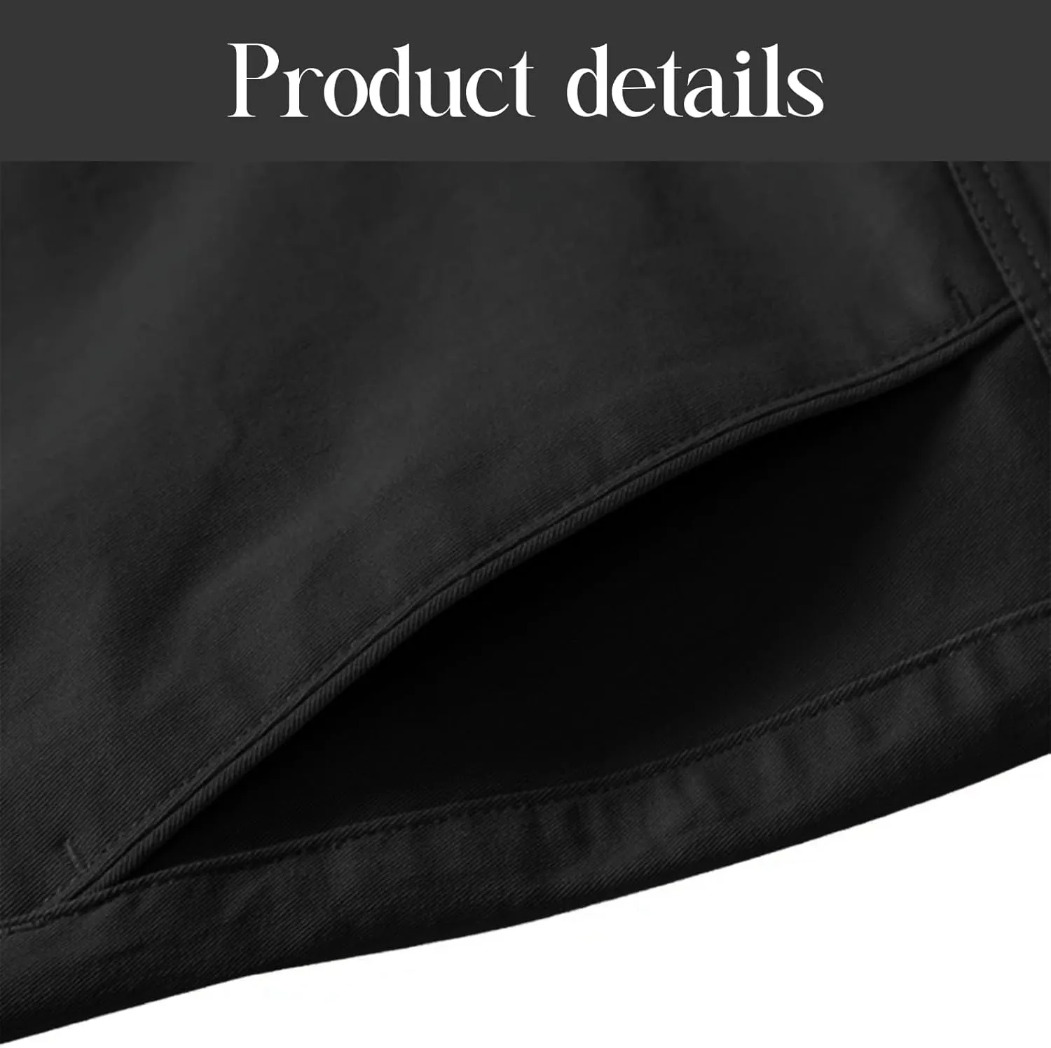 Oymyakon Men's Slim Fit Chino Pants Casual Stretch Dress Pants Cotton Tapered Trousers