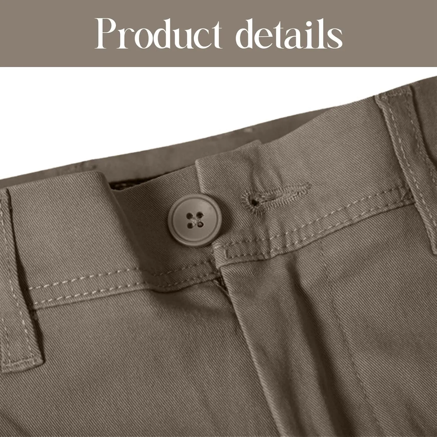 Oymyakon Men's Slim Fit Chino Pants Casual Stretch Dress Pants Cotton Tapered Trousers