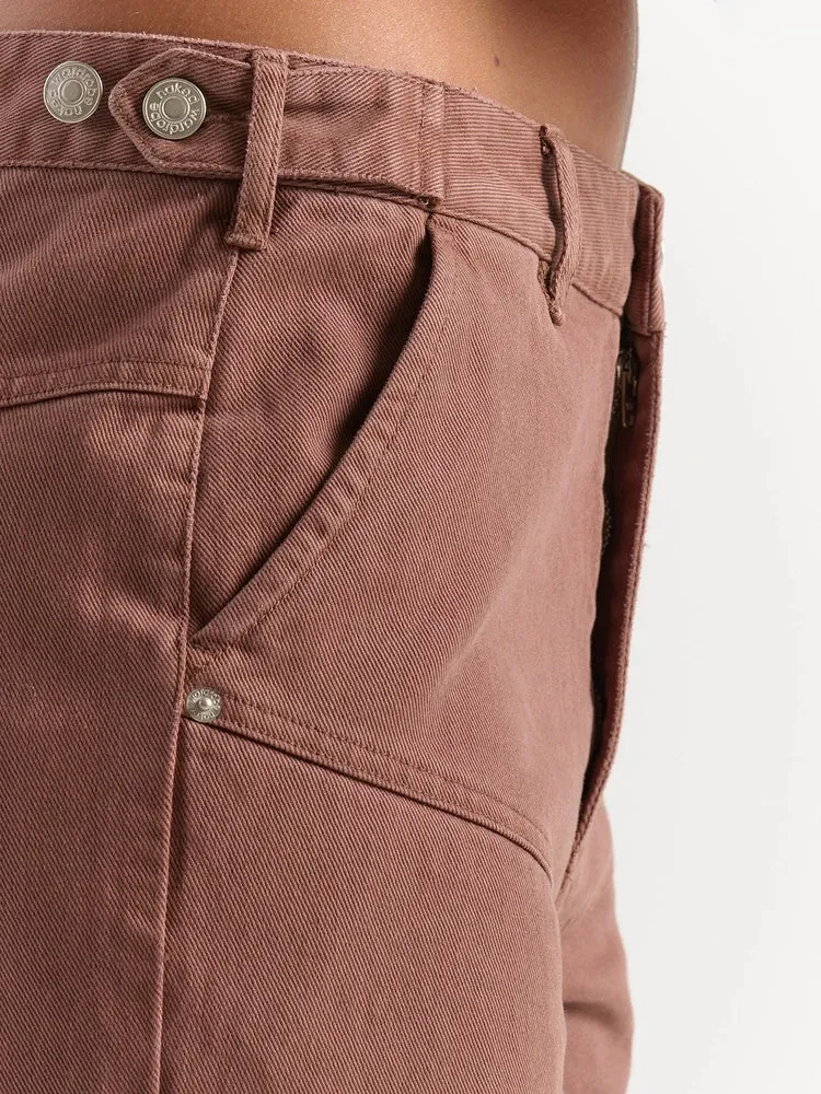 Patch Wide-Leg Jeans