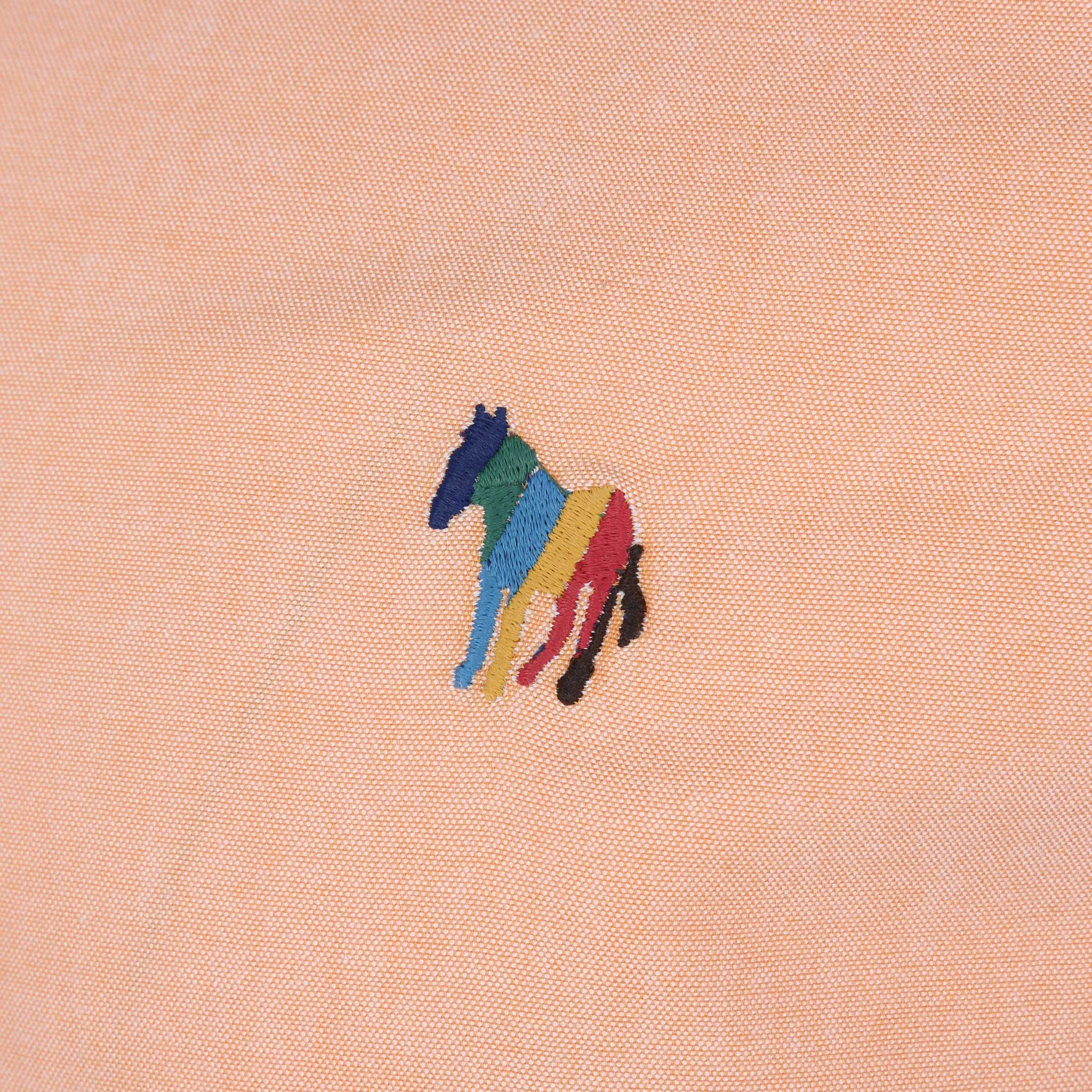 Paul Smith Casual Fit BS Zeb SS Shirt in Orange