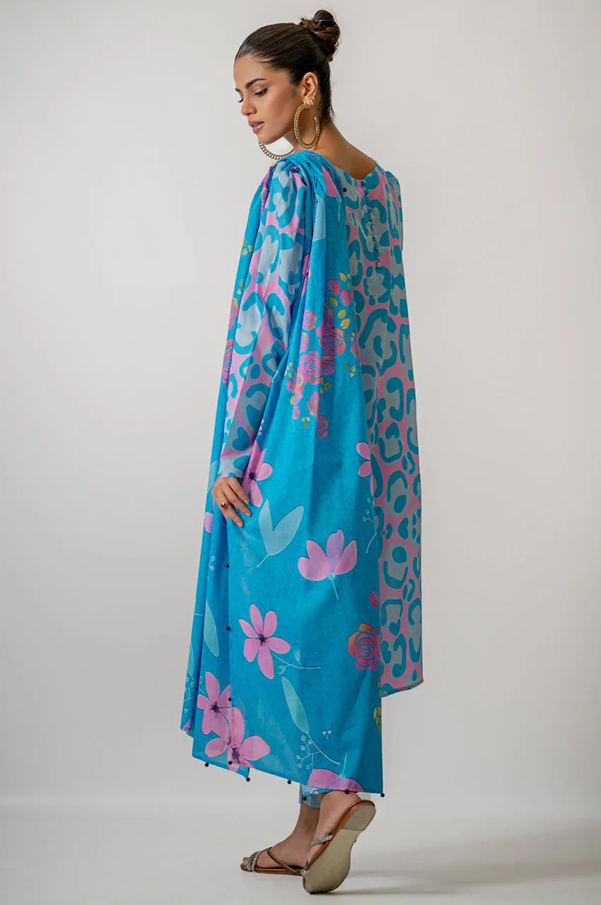 Unstitched Vol Ii '24 Smudge 3 Piece-U00418-999-Bl0