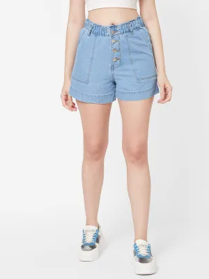 Women High-Rise Slim Fit Shorts